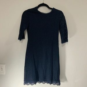 Navy blue dress. Sized S
